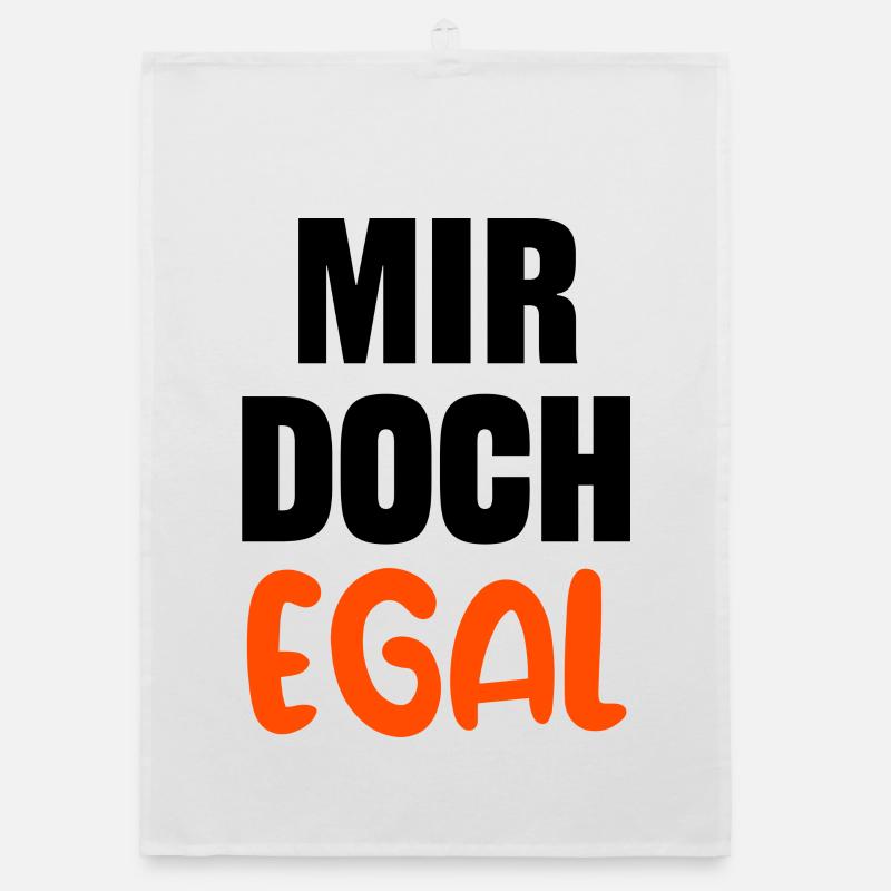 I don't care Statement Indifferent Chill Organic dish towel