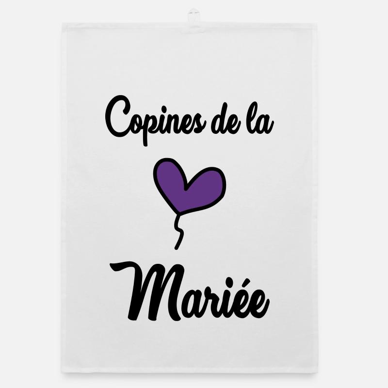 FUTURE MARIEE. EVJF. MARIEE Torchon bio