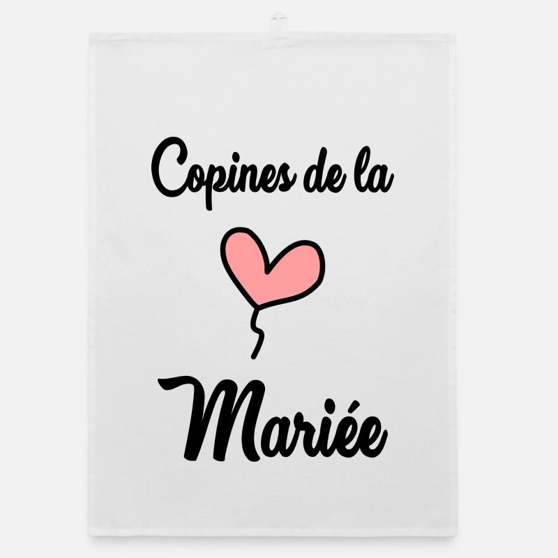 BRIDE'S GIRLFRIENDS Organic dish towel