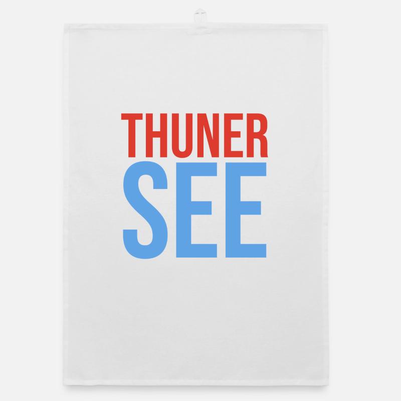 T-shirt souvenir du lac de Thoune Torchon bio