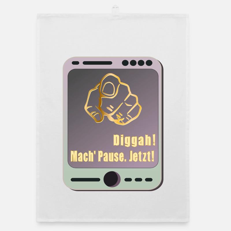 FAITES UNE PAUSE DICTONS Torchon bio