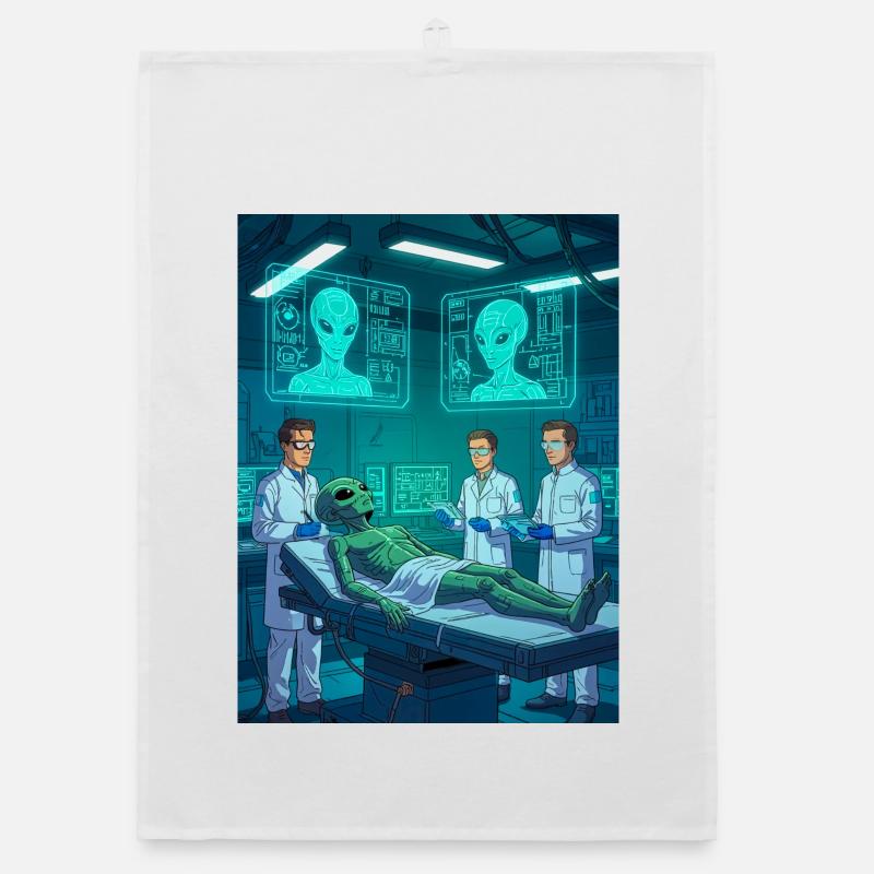 Alien Autopsy – Das geheime Labor Organic Geschirrtuch