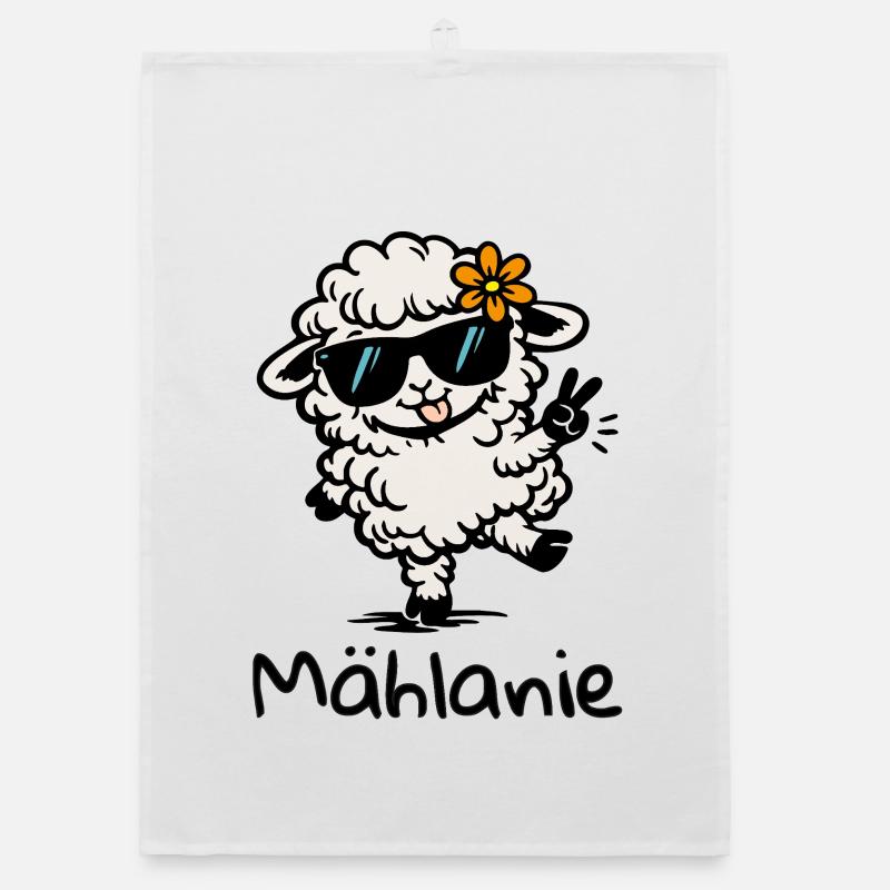 Mählanie Mouton drôle, jeu de mots, Melanie Name Torchon bio