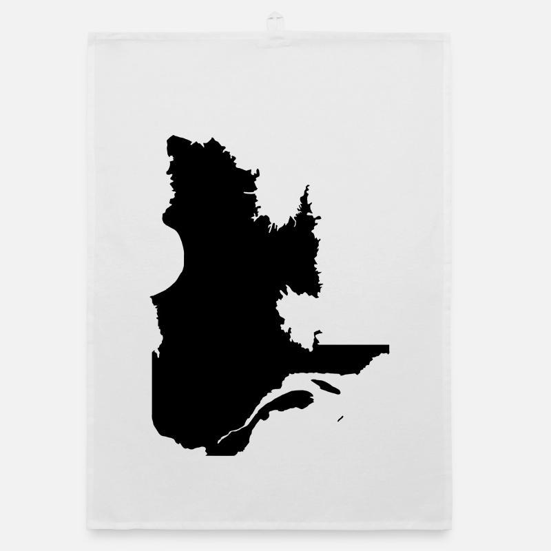 Carte du Québec Torchon bio