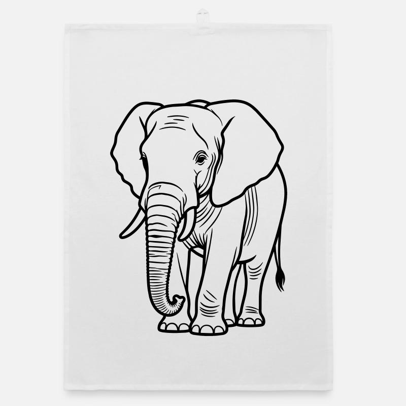 éléphant Torchon bio