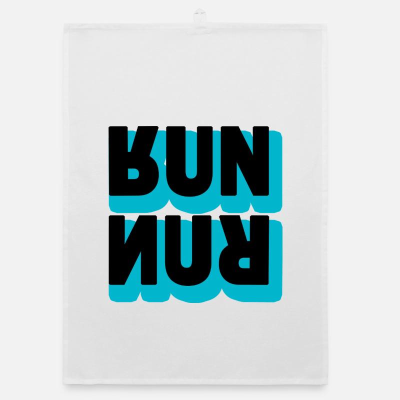 Course à Pied Run Typographie Torchon bio