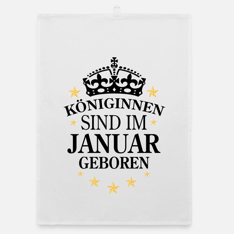 Königinnen Januar Organic Geschirrtuch