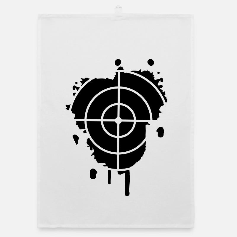 Une cible comme un graffiti Torchon bio