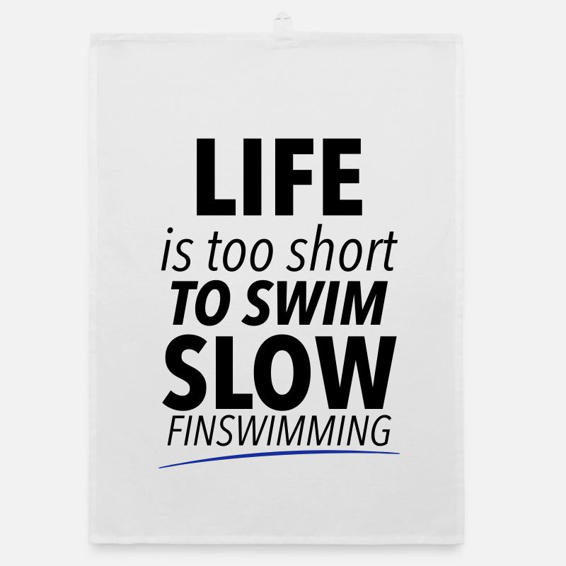 Fine swimming Organic dish towel