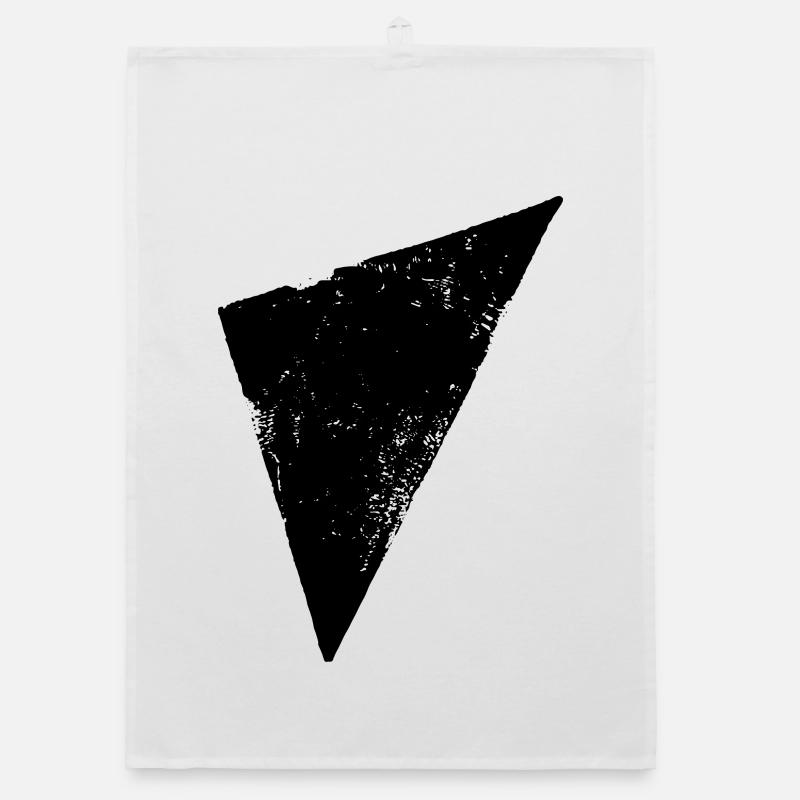 Dreieck | Polygon | Triangle Organic Geschirrtuch