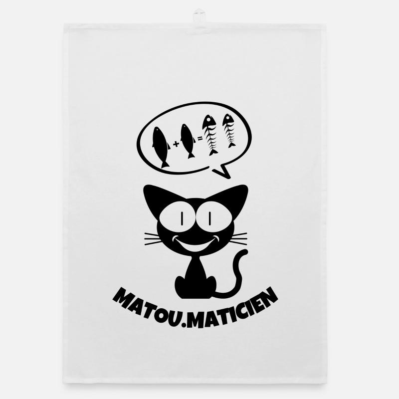 mathematics, mathematician, math fan Organic dish towel