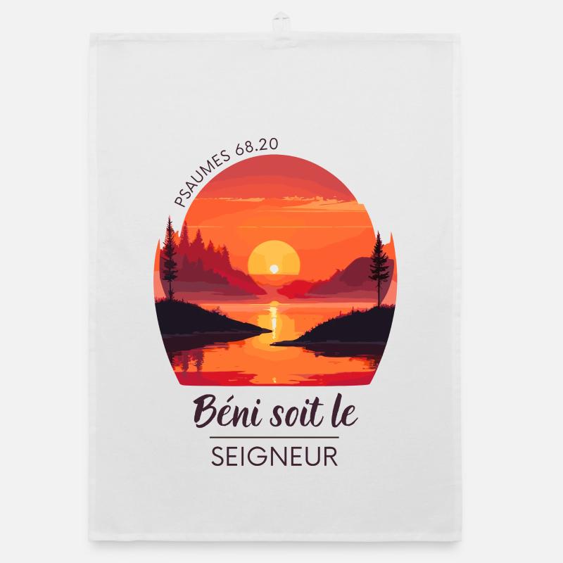 Psalm 68:20 | Christliche Kleidung & Geschenke Organic Geschirrtuch