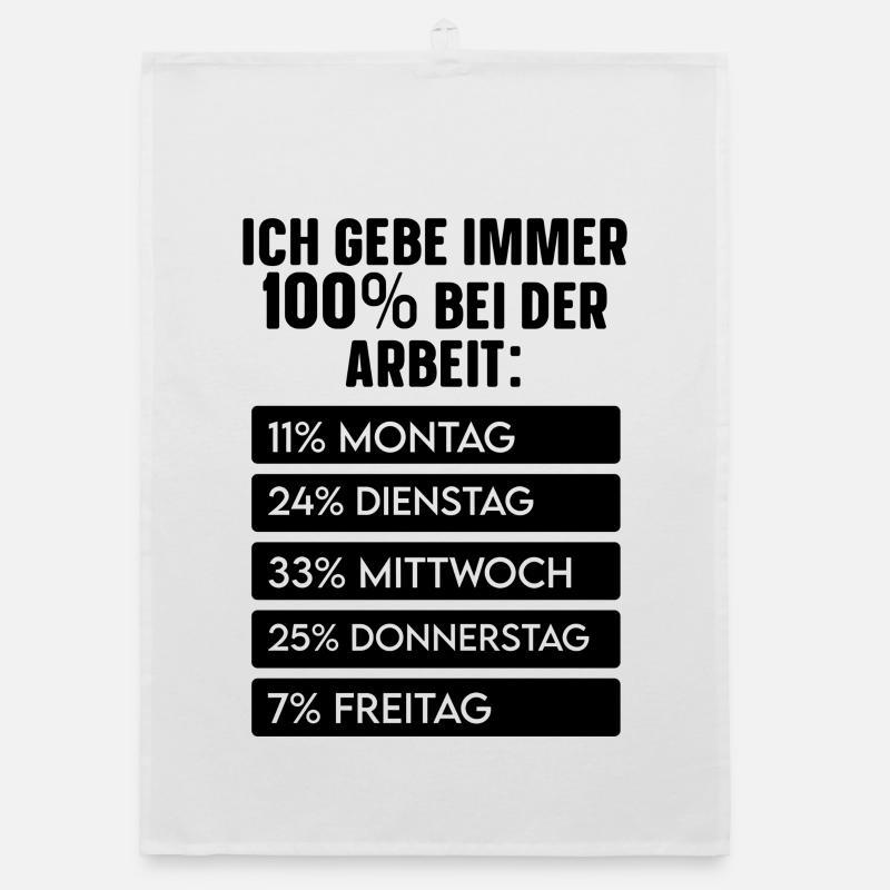 Schwarzes Quadrat Minimal Organic Geschirrtuch