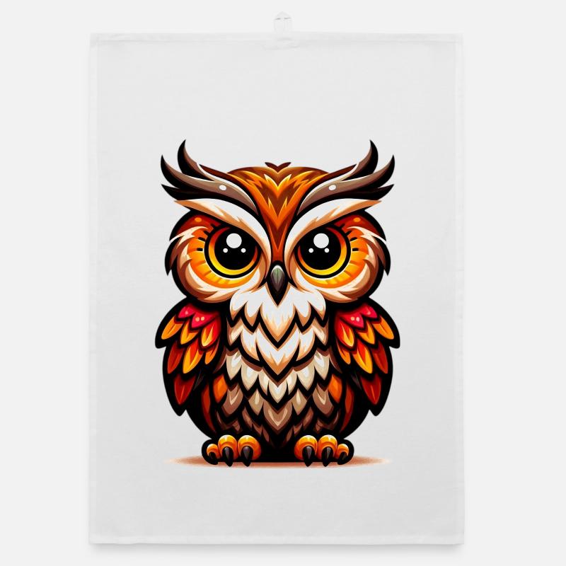 Owl Organic dish towel