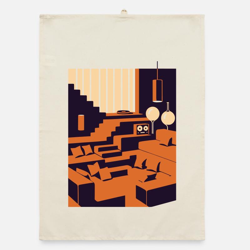 Rêve de design d’intérieur Torchon bio