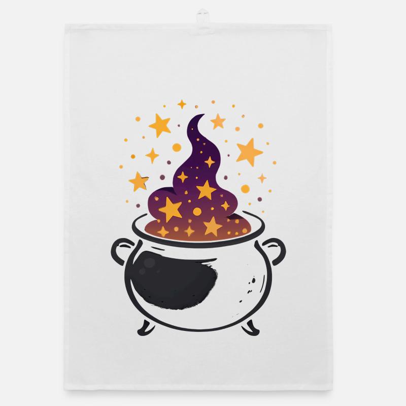 Magic Hat with Star Fantasy Organic dish towel