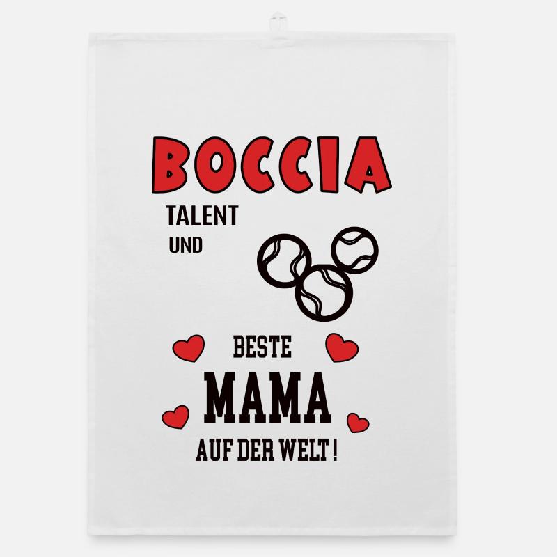 Joueuse de boccia Maman Joueuse de boccia Maman Boule Torchon bio