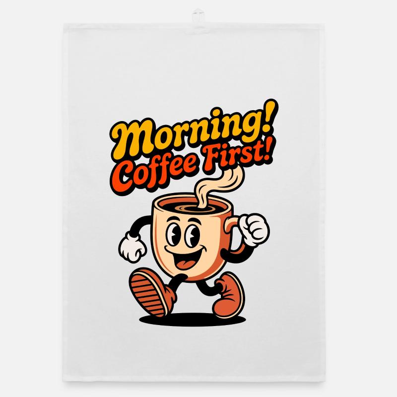 Café du matin d’abord ! Torchon bio