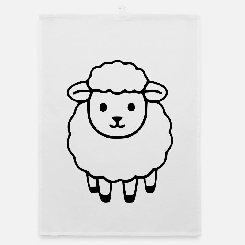 Sheep Sheep Lamb Organic dish towel