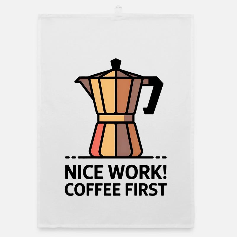 Beau travail ! Coffee First - Cafetière Moka Torchon bio