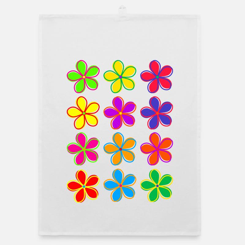 Gänseblümchen-Blumen Organic Geschirrtuch