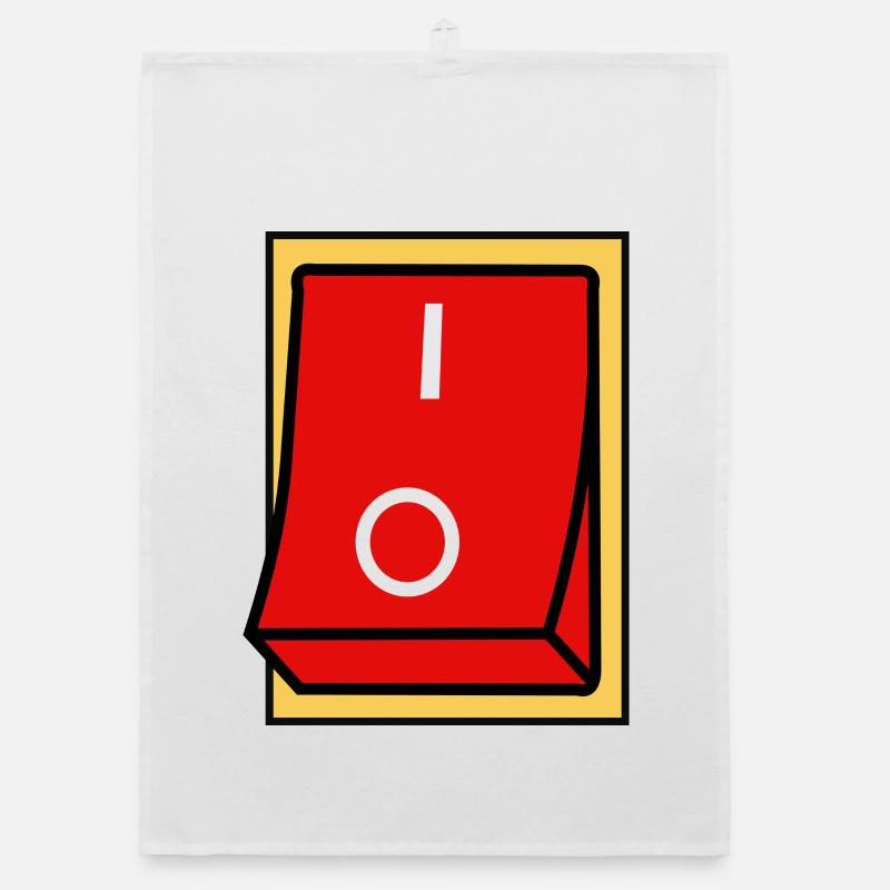 ON - OFF SWITCH Organic dish towel