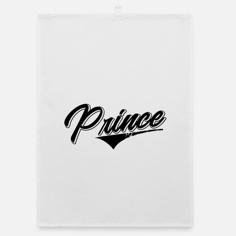 prince daddy mummy boy geburt geburtstag geschenk Organic Geschirrtuch