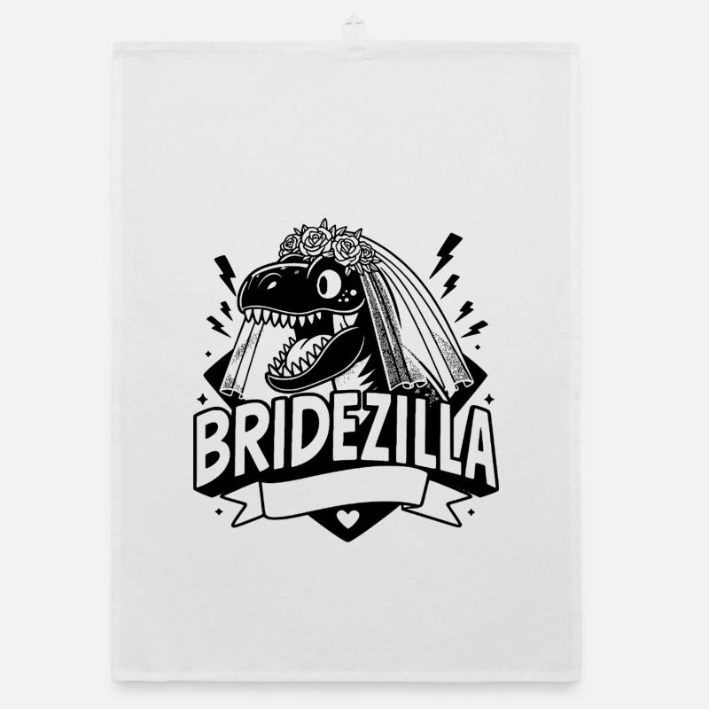 Team Bride - Bridezilla Organic dish towel