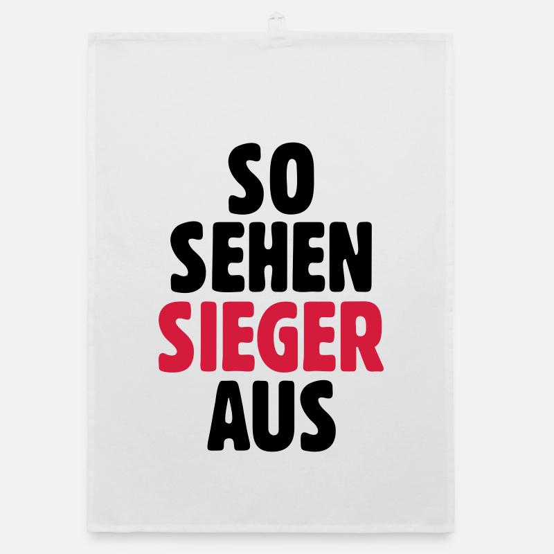 So sehen Sieger aus Organic Geschirrtuch