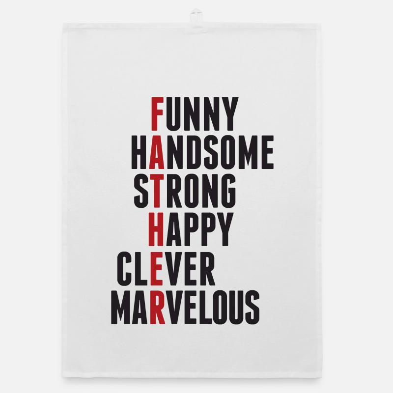 Bester Vater den es gib Organic Geschirrtuch