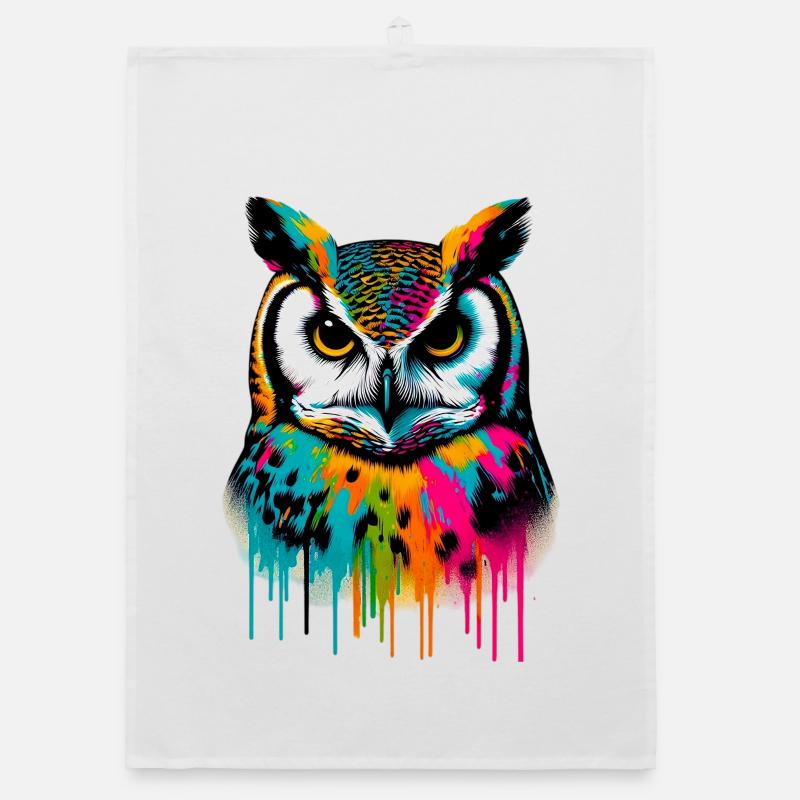 Eule Organic Geschirrtuch