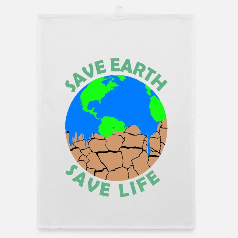 Save earth save life Torchon bio