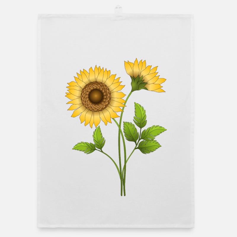 Blumen Organic Geschirrtuch