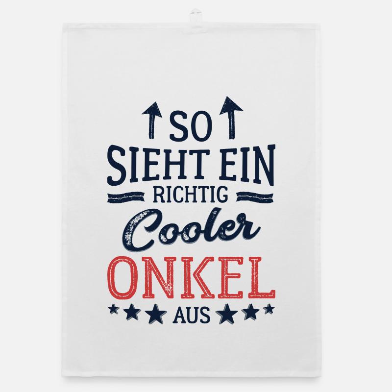 This is what a really cool uncle looks like Organic dish towel