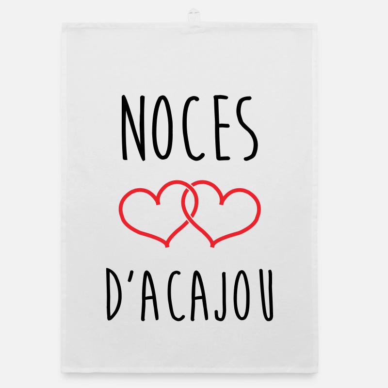 noces d'acajou 27 ans de mariage Torchon bio