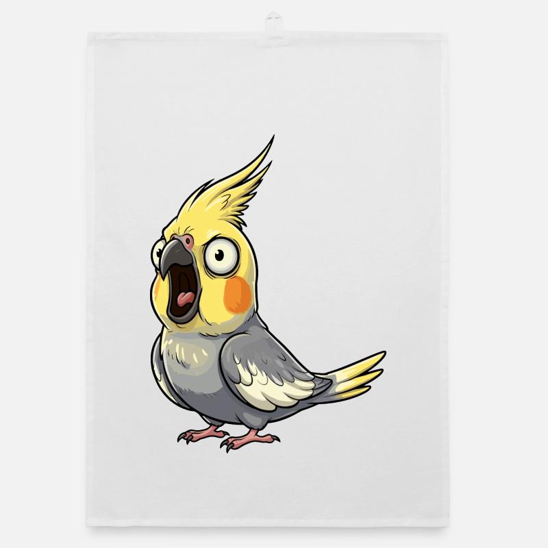 Émeute de la calopsitte jaune Torchon bio