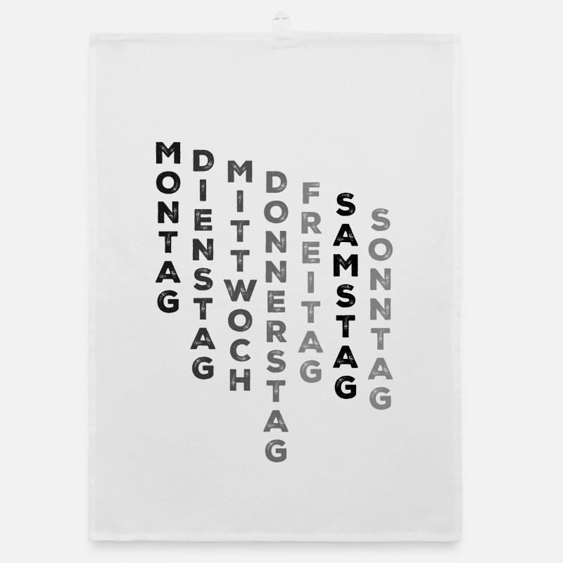 eine Woche mit Samstag Organic Geschirrtuch