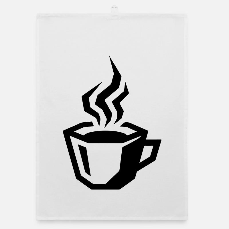 kaffee symbol coffee Organic Geschirrtuch