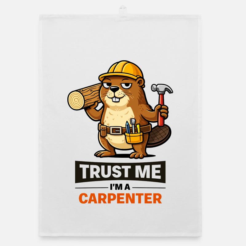 Vertrau mir, Zimmermann Biber Organic Geschirrtuch