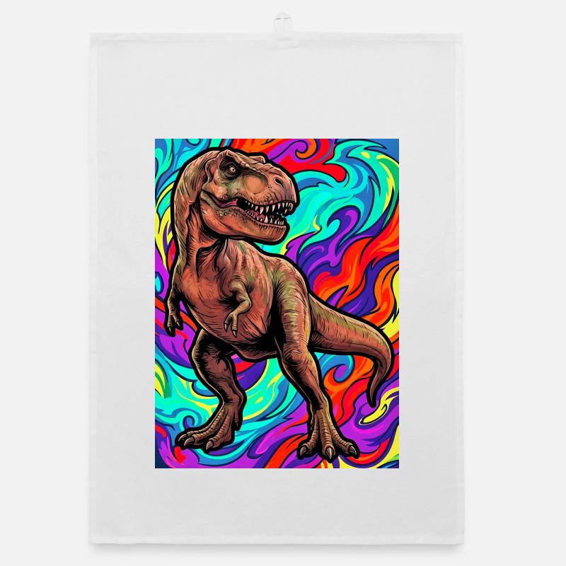 Dinosaurier Organic Geschirrtuch