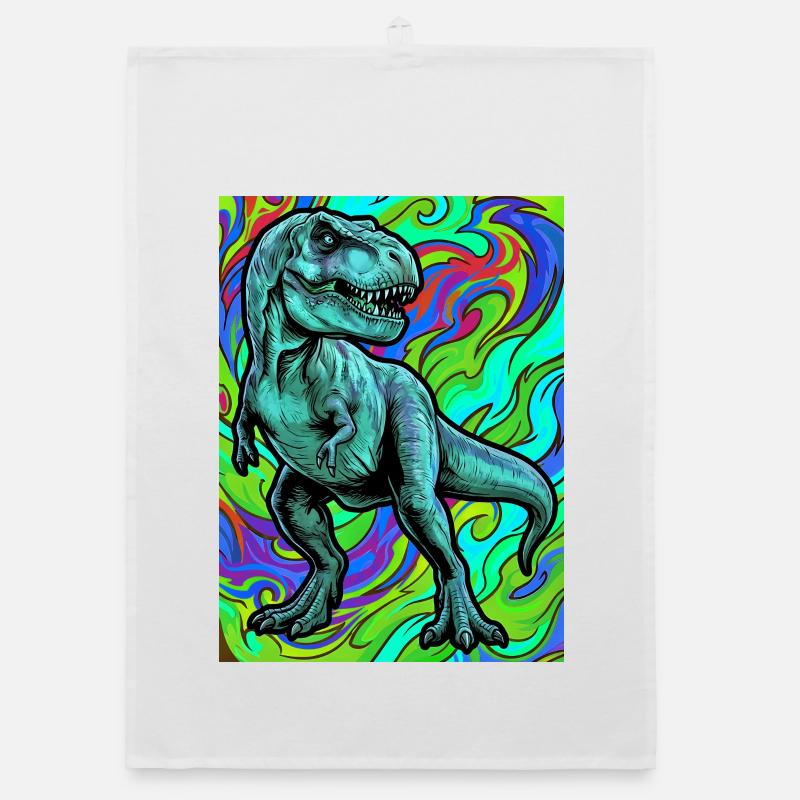 dinosaur Organic dish towel