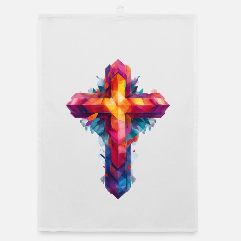 Christianisme croisé Torchon bio