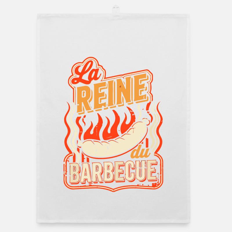 La Reine du Barbecue Torchon bio