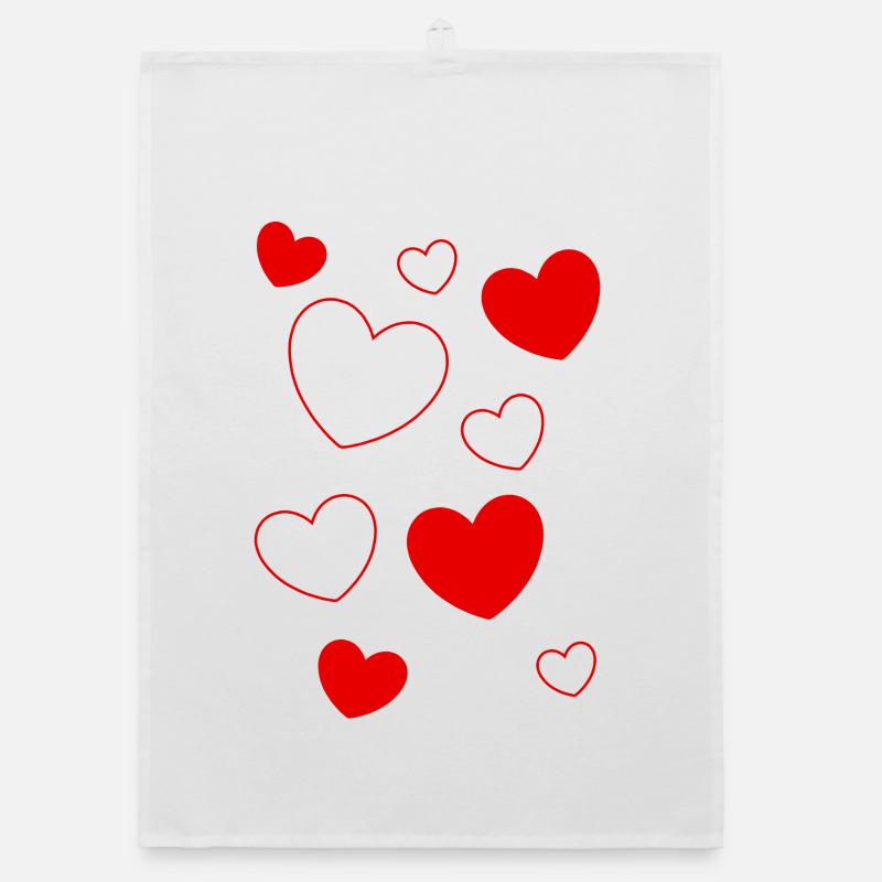 Cadeau Saint-Valentin Saint-Valentin Torchon bio