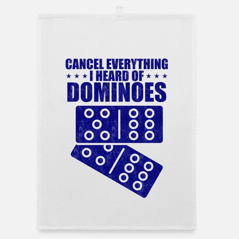 Domino Design - Organic Geschirrtuch - Weiß
