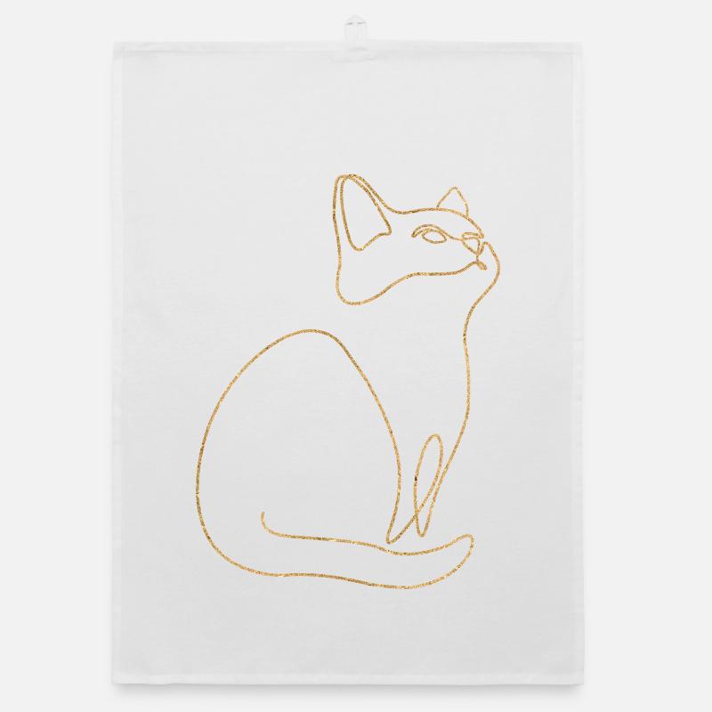 Kätzchen Katze Kater Organic Geschirrtuch