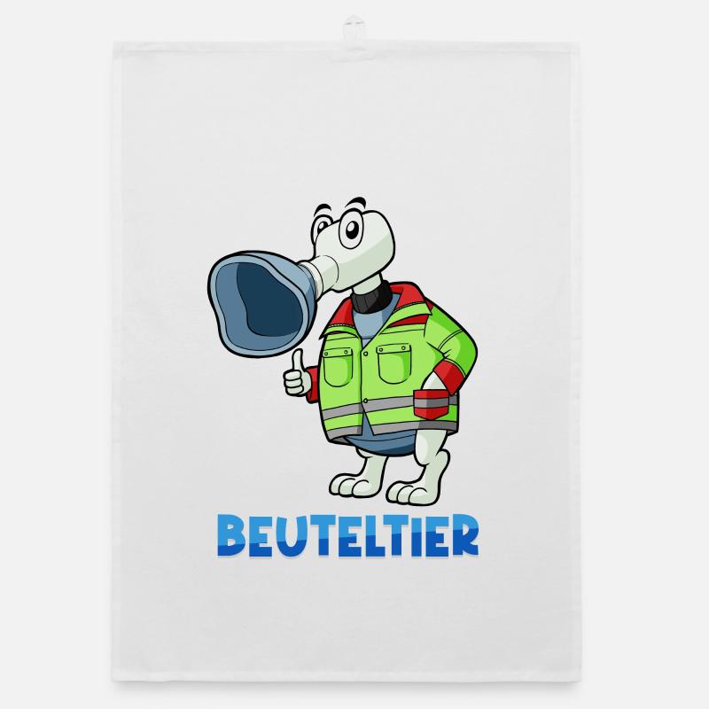 Marsupial / Service de secours et d’anesthésie Torchon bio