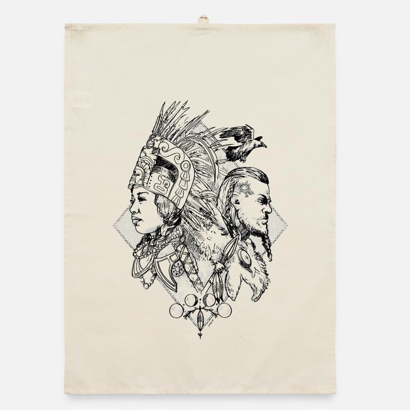 Time Warriors Organic dish towel