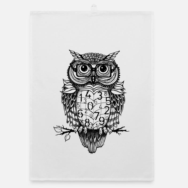 Smart Owl Math Numbers | STEM, Science, Professors Organic dish towel