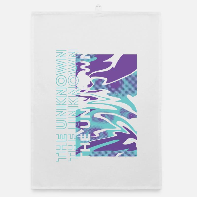 The Unknown – Digital Distortion Organic dish towel